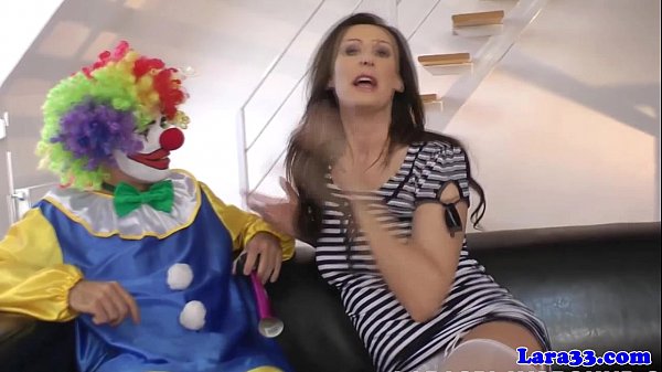 British stockings milf cockriding clown