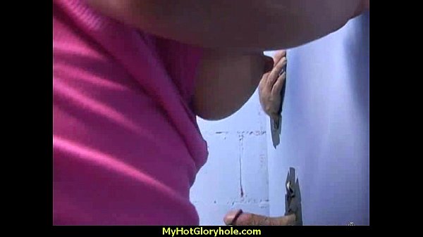 Natural cute black teen tries out gloryhole 15