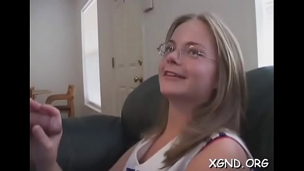 Fascinating girlfriend Christy with great natural tits expertly handles a dick