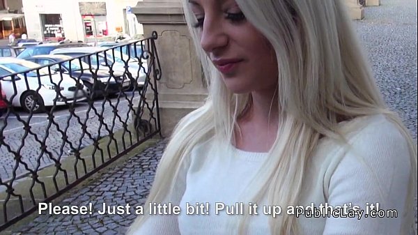 Dude picked up blonde in public and fucked her