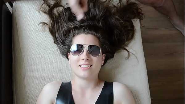 girl in sunglasses hair job