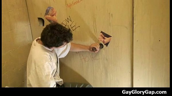 Gloryhole - Nasty gay dudes give and take wet handjobs 20