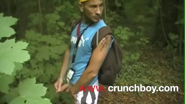 twink suck xxl cock of daddy on exhib forest public