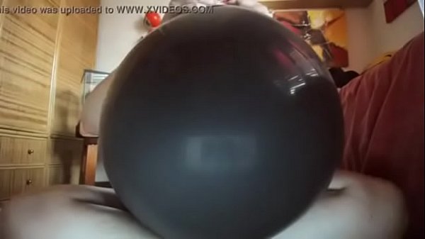 This big balloon is inflated and squeezed with my big body until I cum like never before