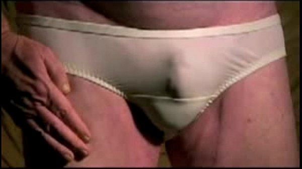 Jim reacting to his soft Nylon Panties