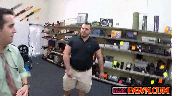 Hot gay sex in pawnshop