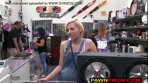 Perky Blonde Lady Shows What She Can do for Money