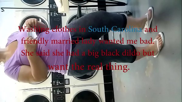 Laundry mat fuck for a horney wife