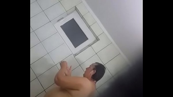 Spy granny in shower