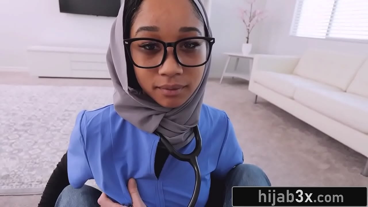 Sexy Muslim Nurse Takes Good Care of Patient's Erection