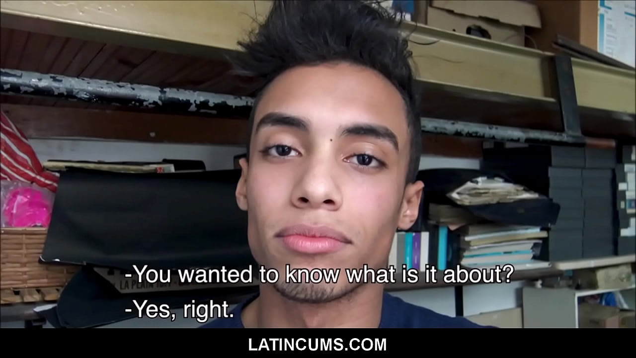 LatinCums.com - Hot Skinny Str8 Latin Twink With Braces Cash Fuck POV