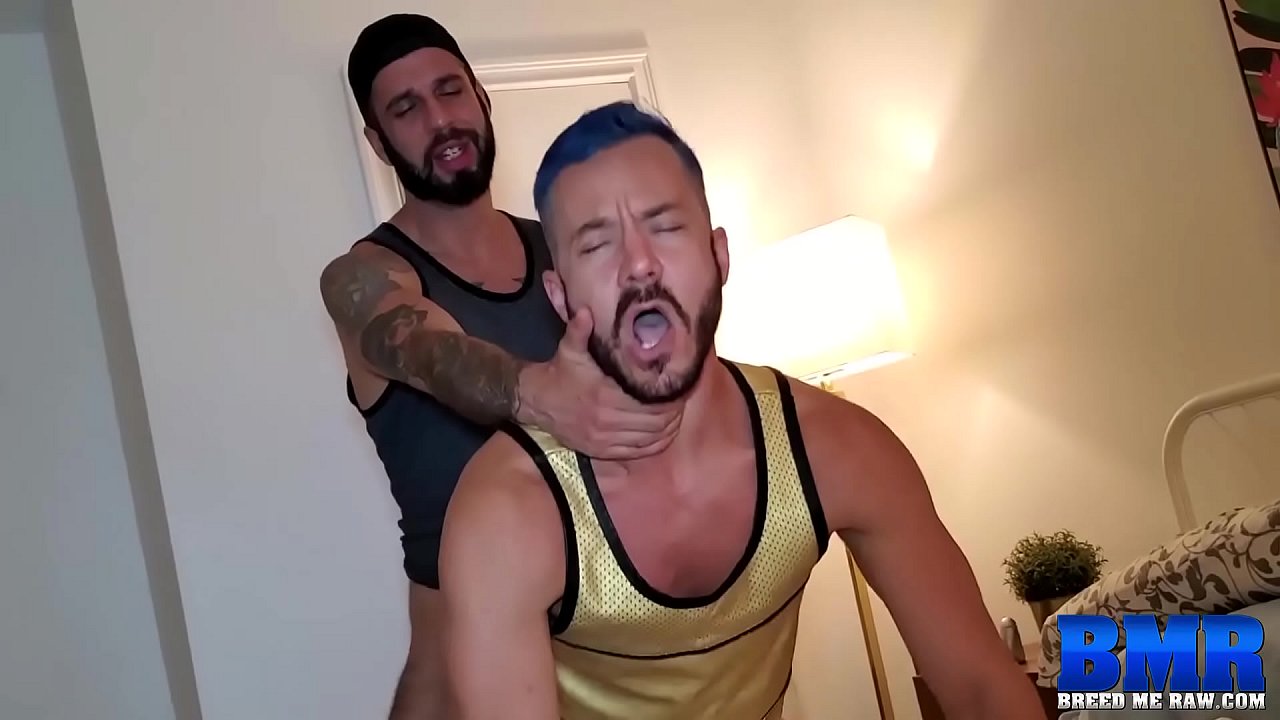 Inked Gay Bareback Fucked After Blowjob