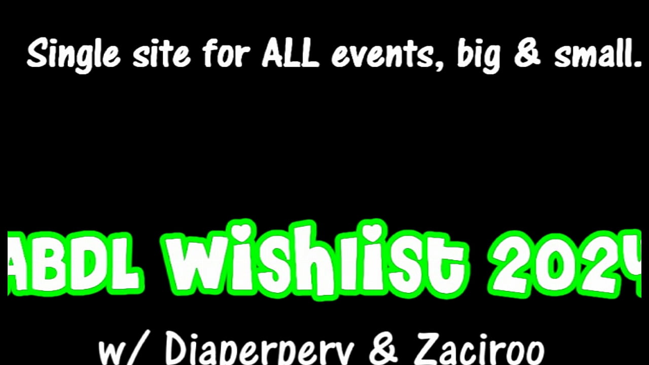 Diaperpervs 2024 ABDL Wishlist