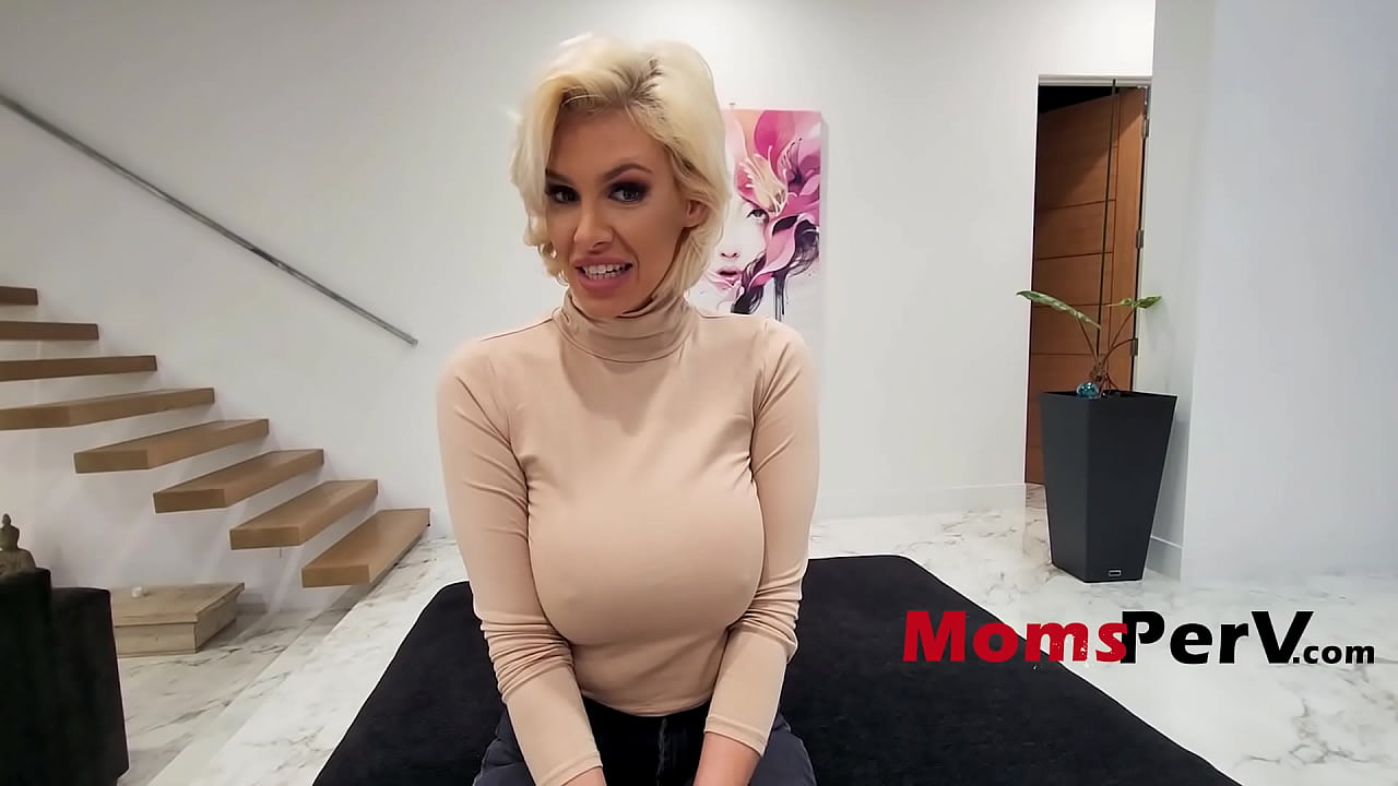 Blonde Stepmom Will Do Anything For Money