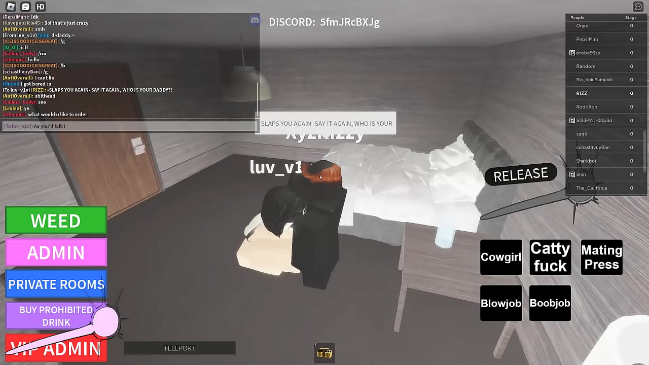 Roblox girl who plays hard to get becames a slut for BBC