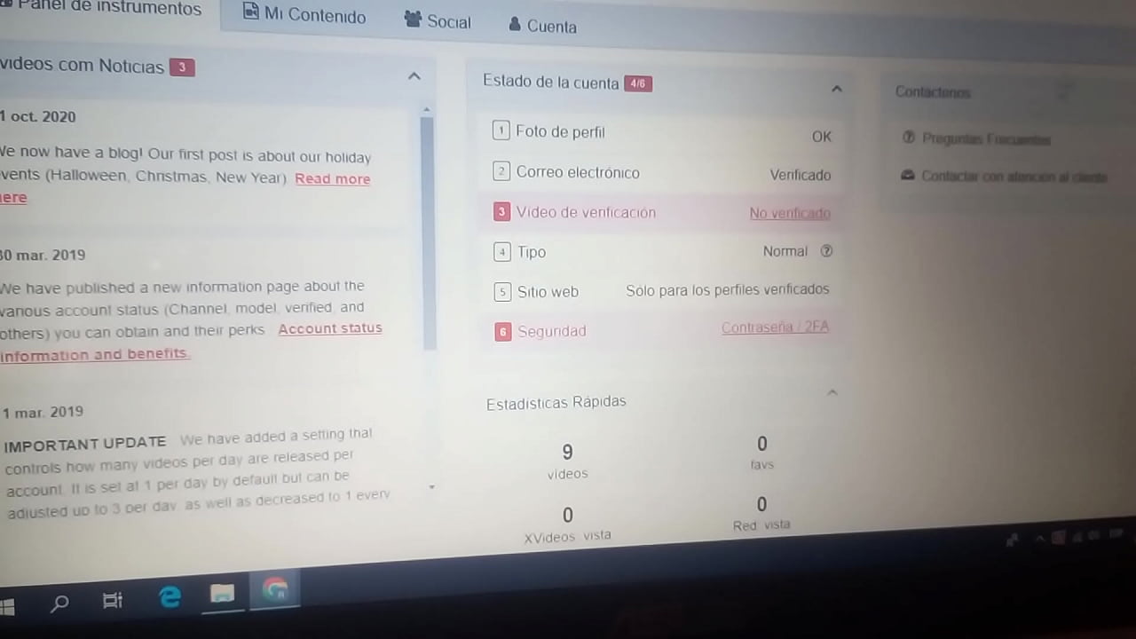 Vídeo de verificación