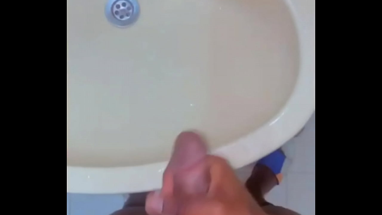 Privately Masturbating and cumming in the bathroom