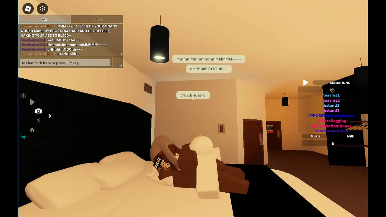 Roblox cute lil slut got drilled and breeded by BBC