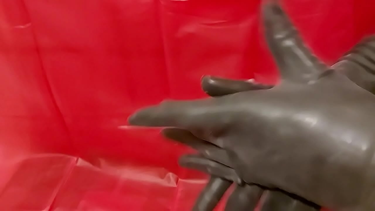 Dreamofevolutionvip - Black Latex Gloves / Rubberfashion