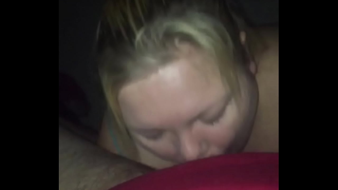 Blonde bbw blowjob