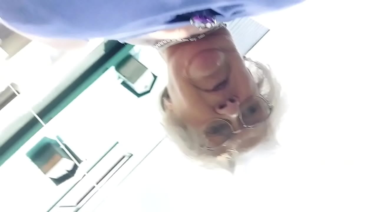 Granny upskirt