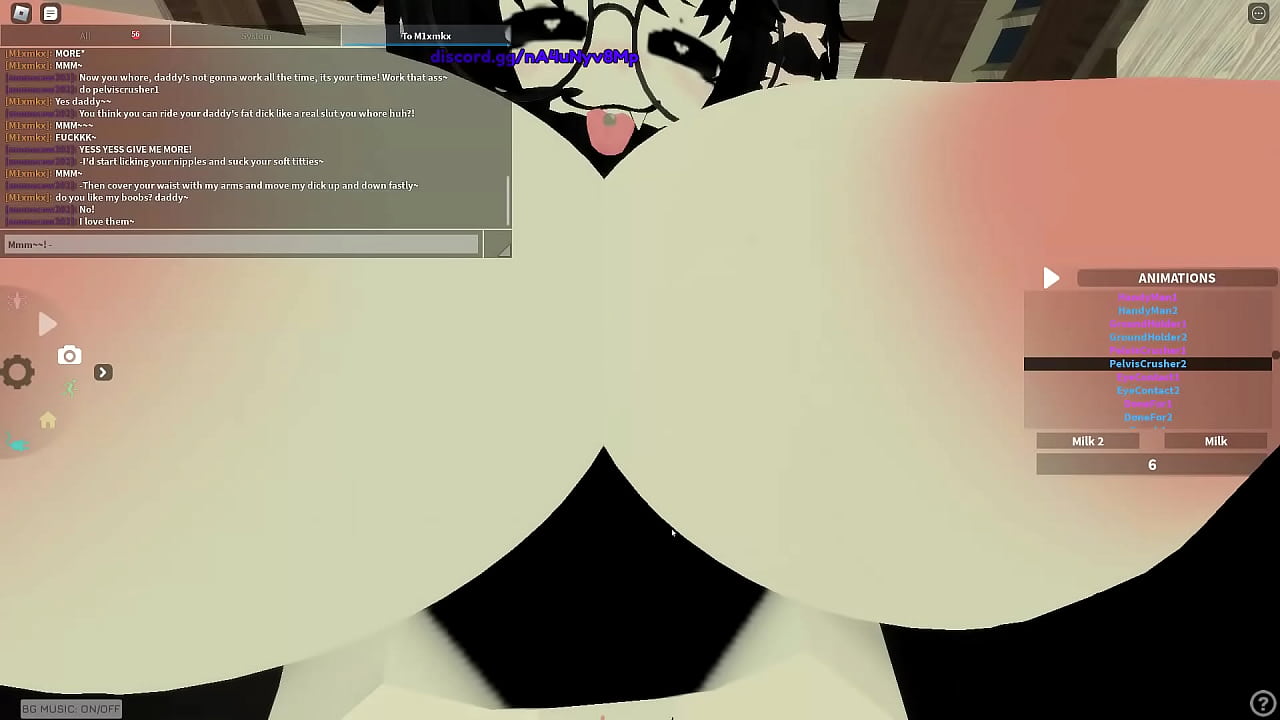 Roblox catgirl getting railed by BWC