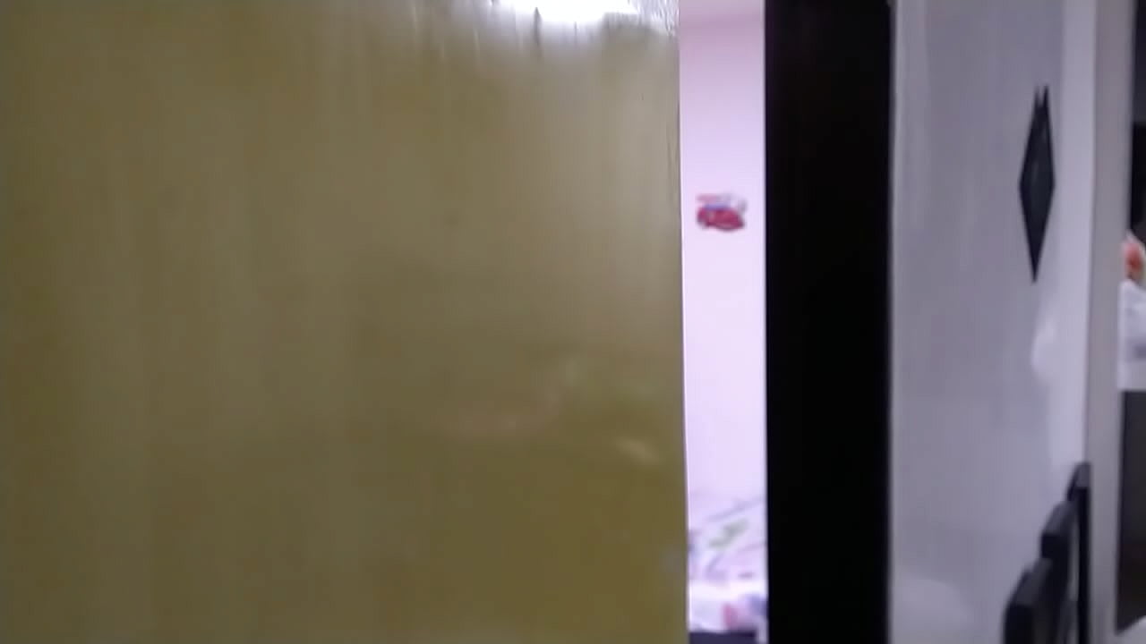 hubby watches from outside the room how the young neighbor fucks me hard