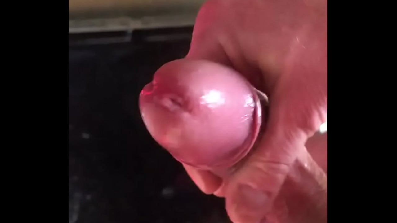 Cock wet from precum