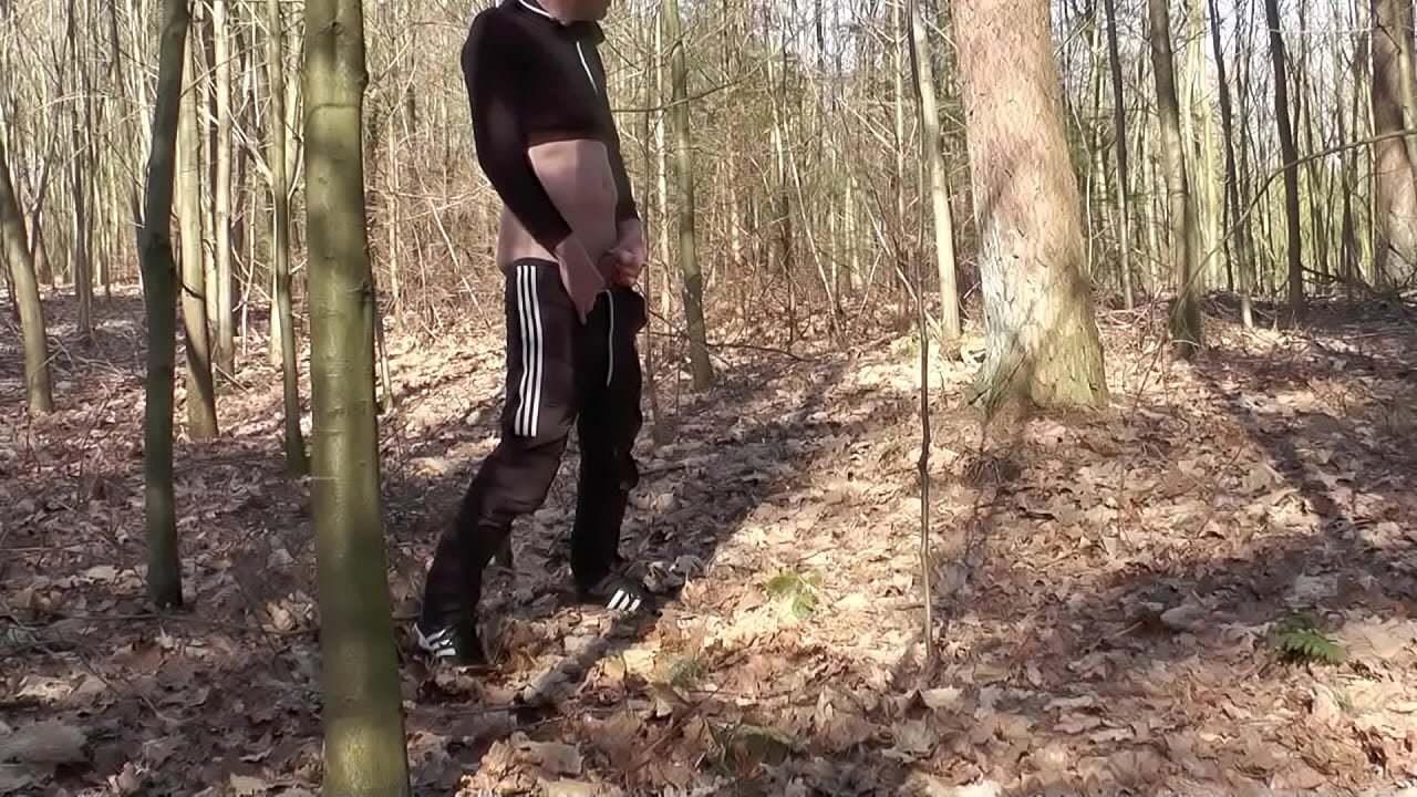 Pissing in the forest