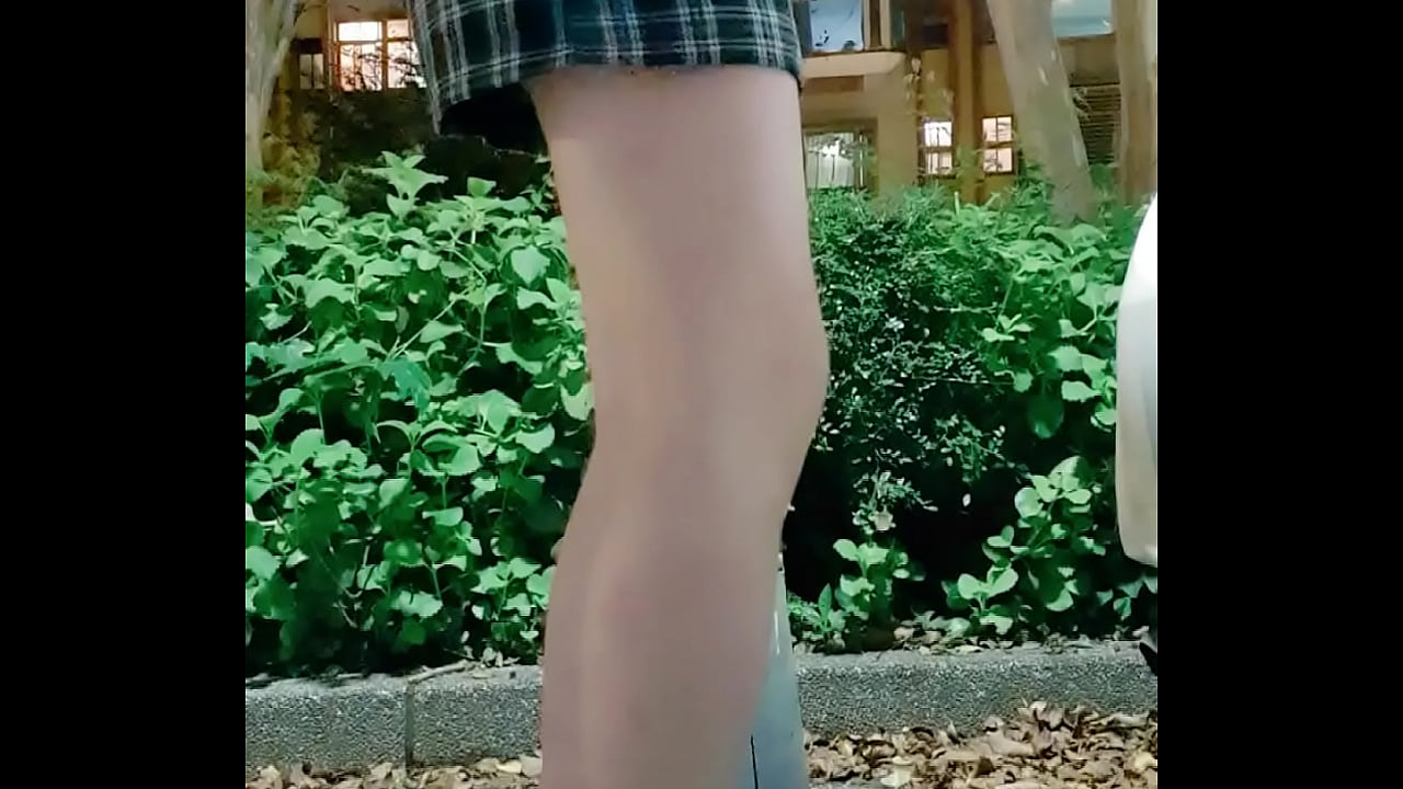 【Crossdresser】Tingting outdoor anal