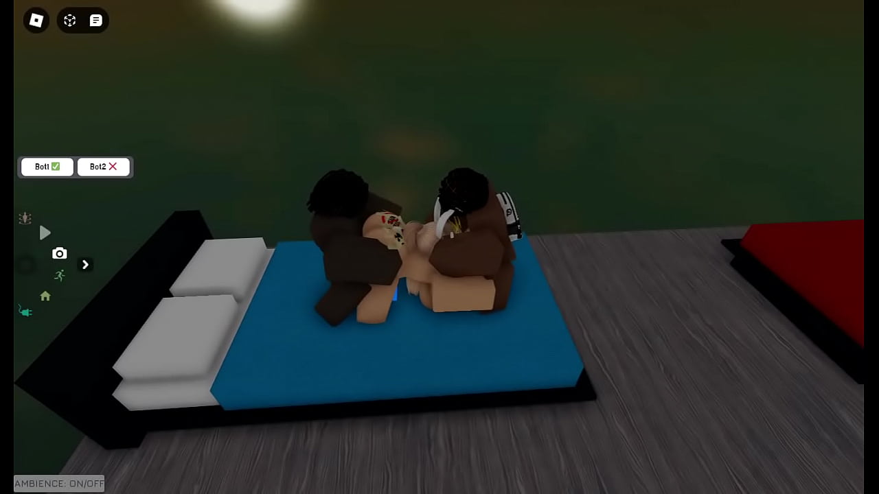 Blonde nasty roblox whore threesome with BBC