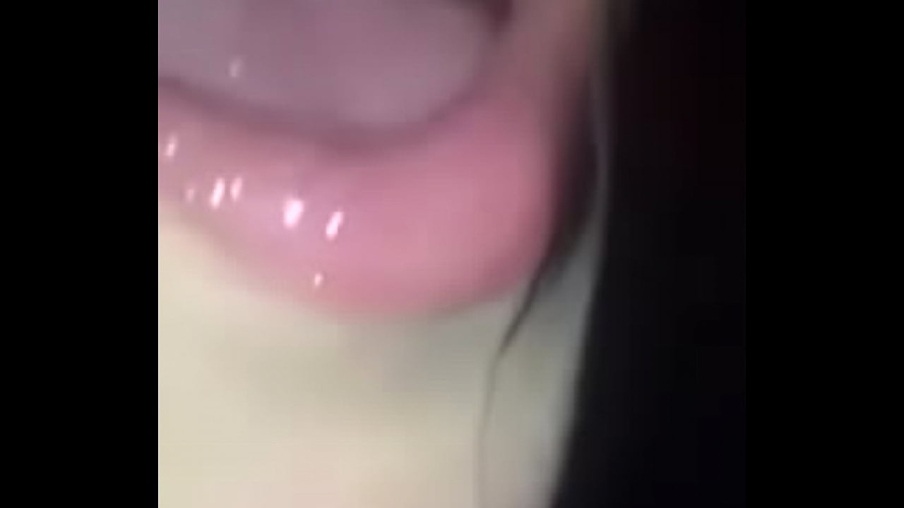 Girl gets a good load of cum