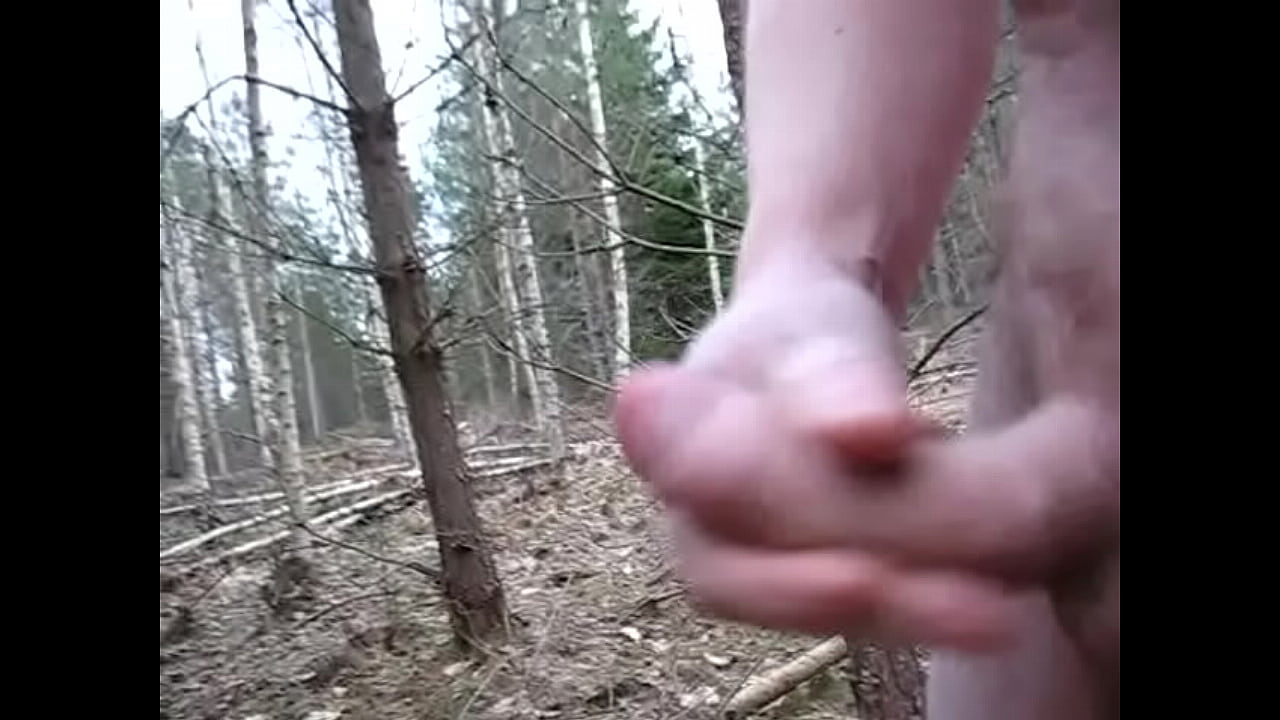 Bylting masturbate naked in the woods