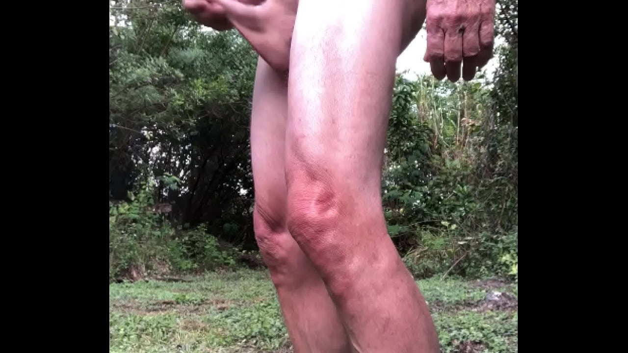 Masturbating Outdoors and almost getting caught.