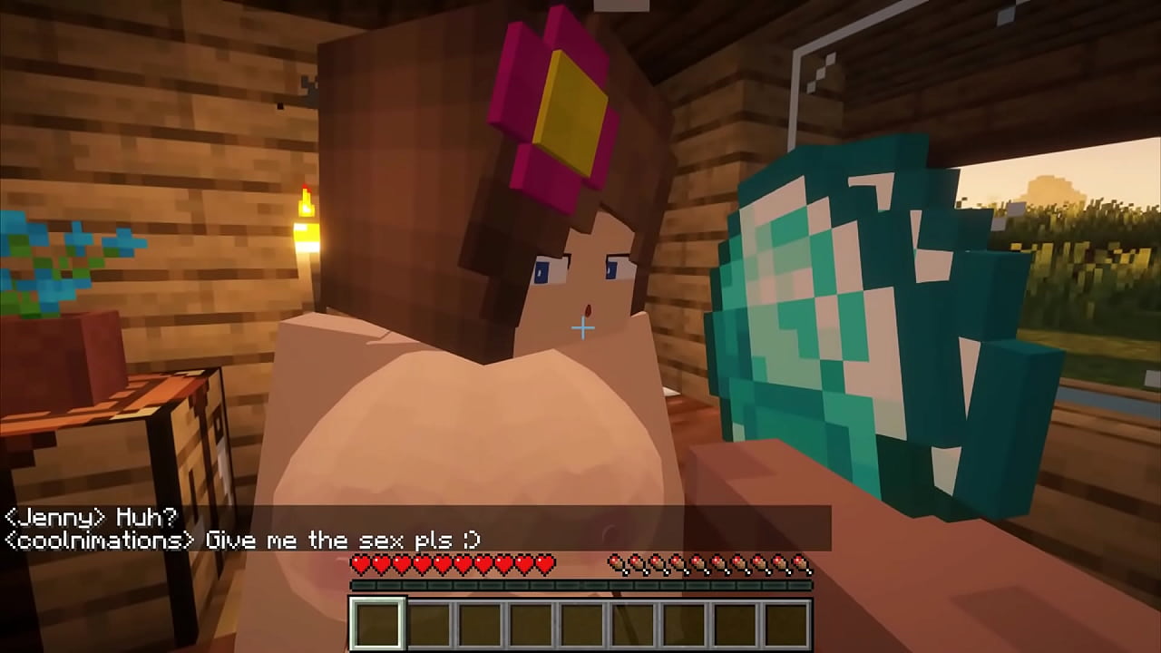 minecraft steve fucks jenny in mouth and doing doggystyle