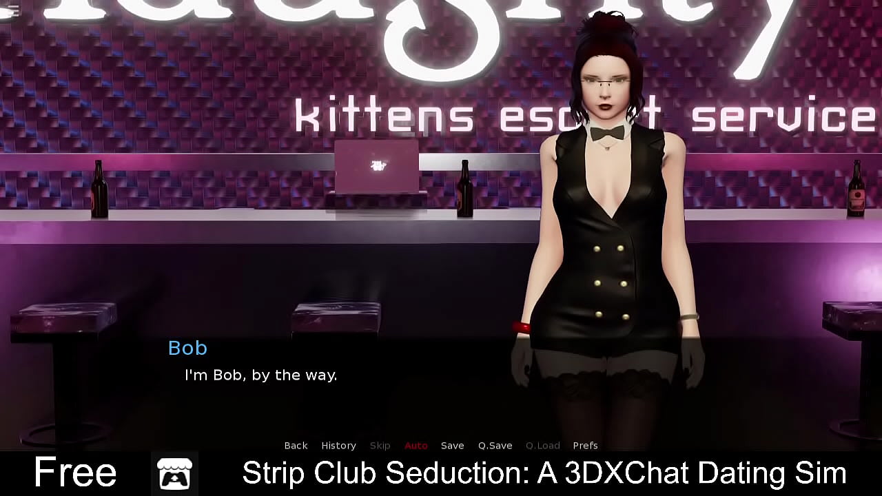 Strip Club Seduction (free game itchio) Visual Novel