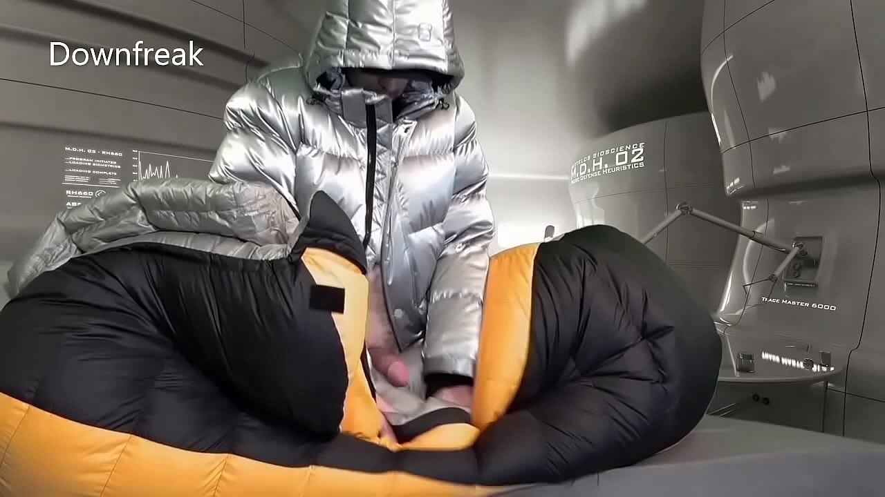 Downfreak Fucks Custom Sleepingbag And Super Puff Jacket.