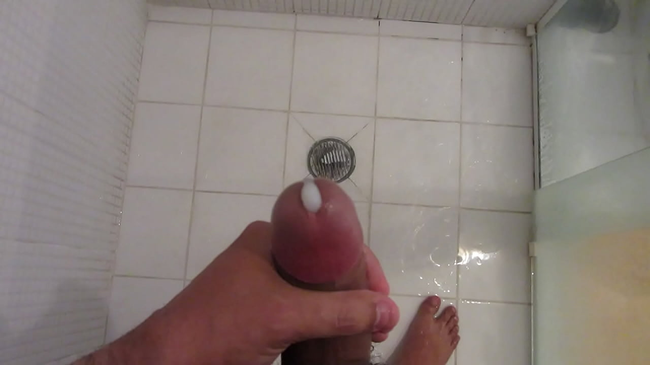 Cum in the shower