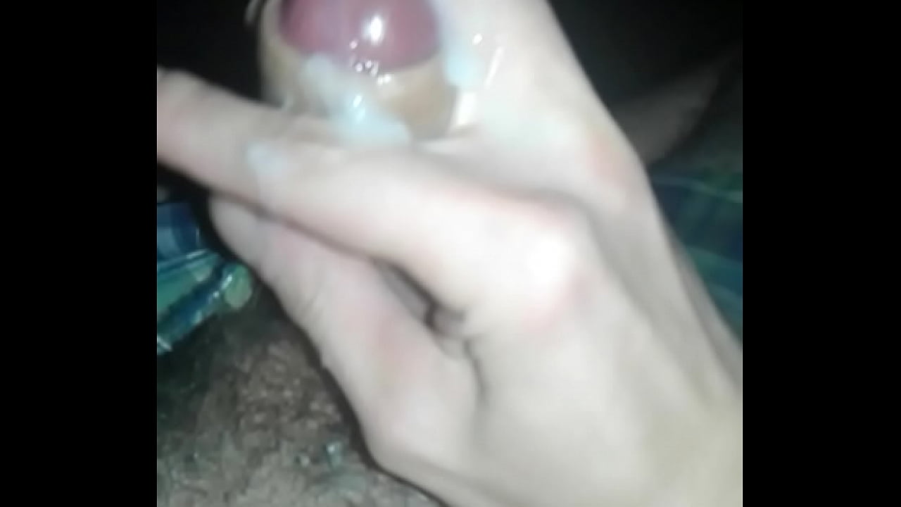 My cock squirting cum all over