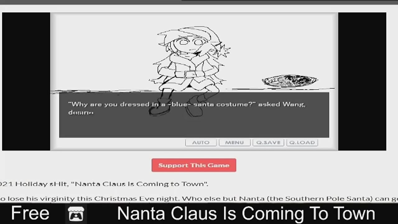 Nanta Claus Is Coming To Town (free game itchio )  Adult, Christmas, Erotic, NSFW