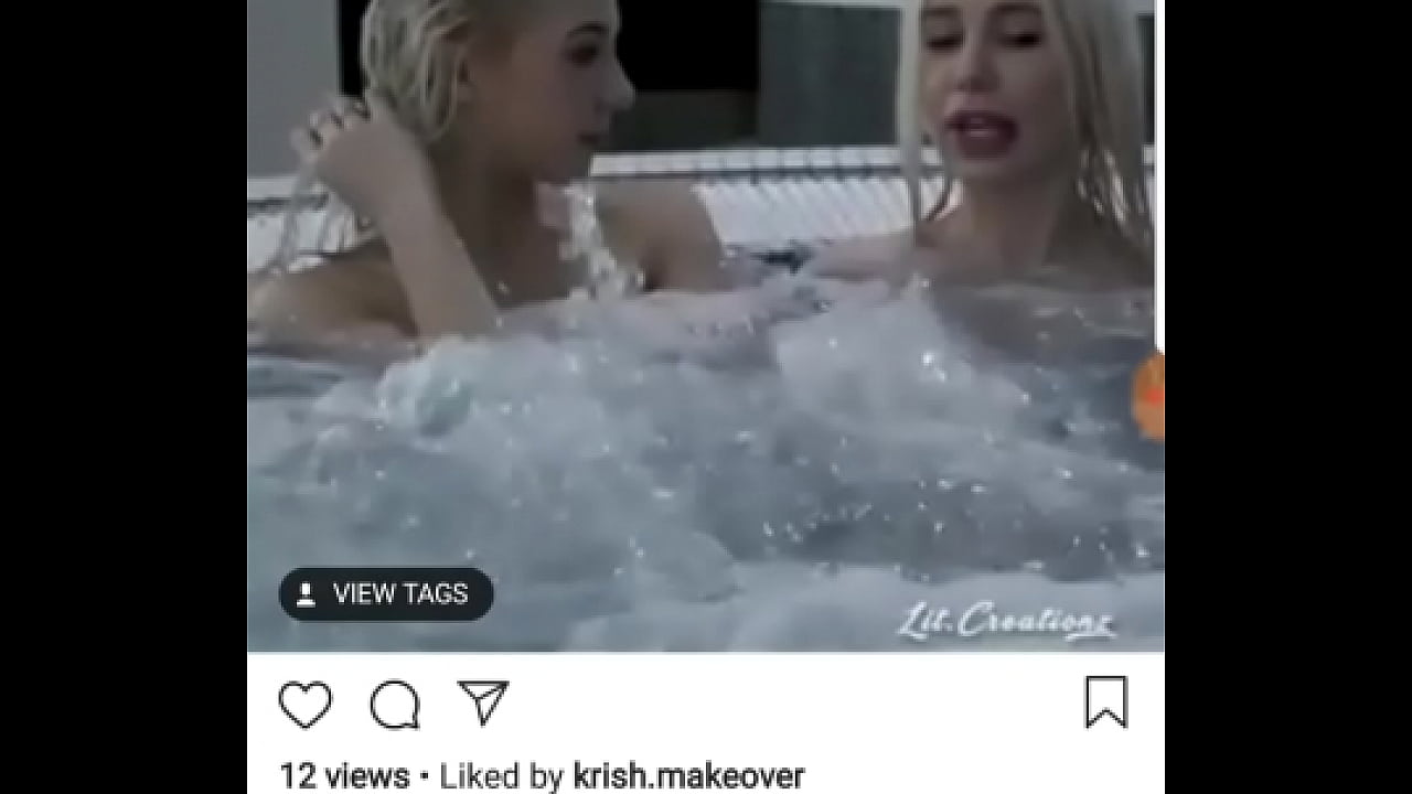 Nipslip of models while skinny dip video