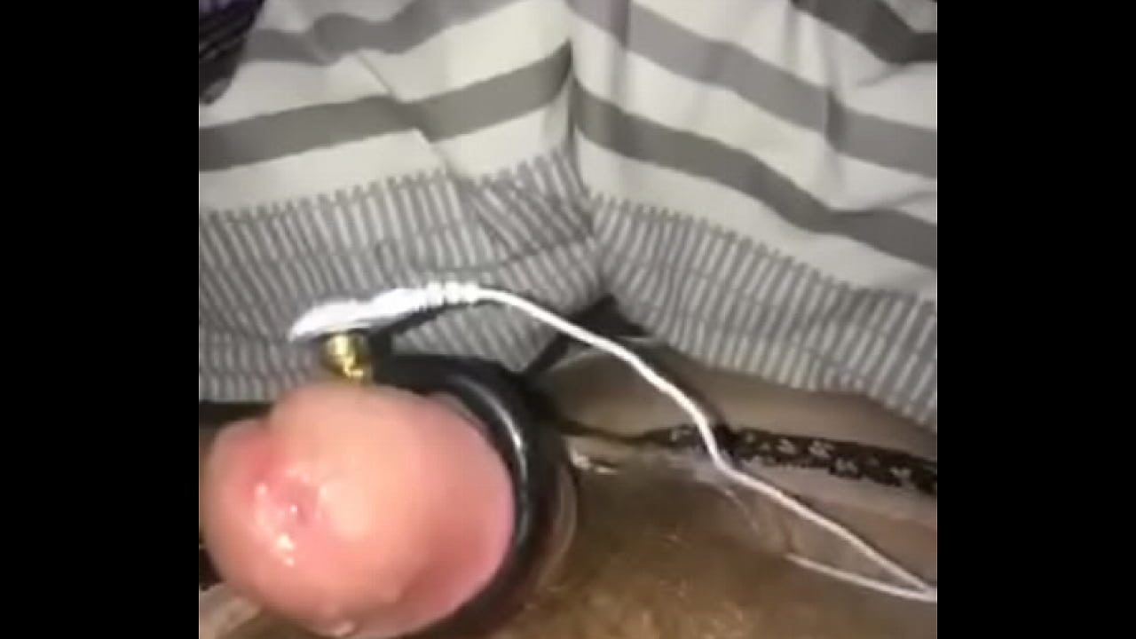 Estim hands free orgasm ruin