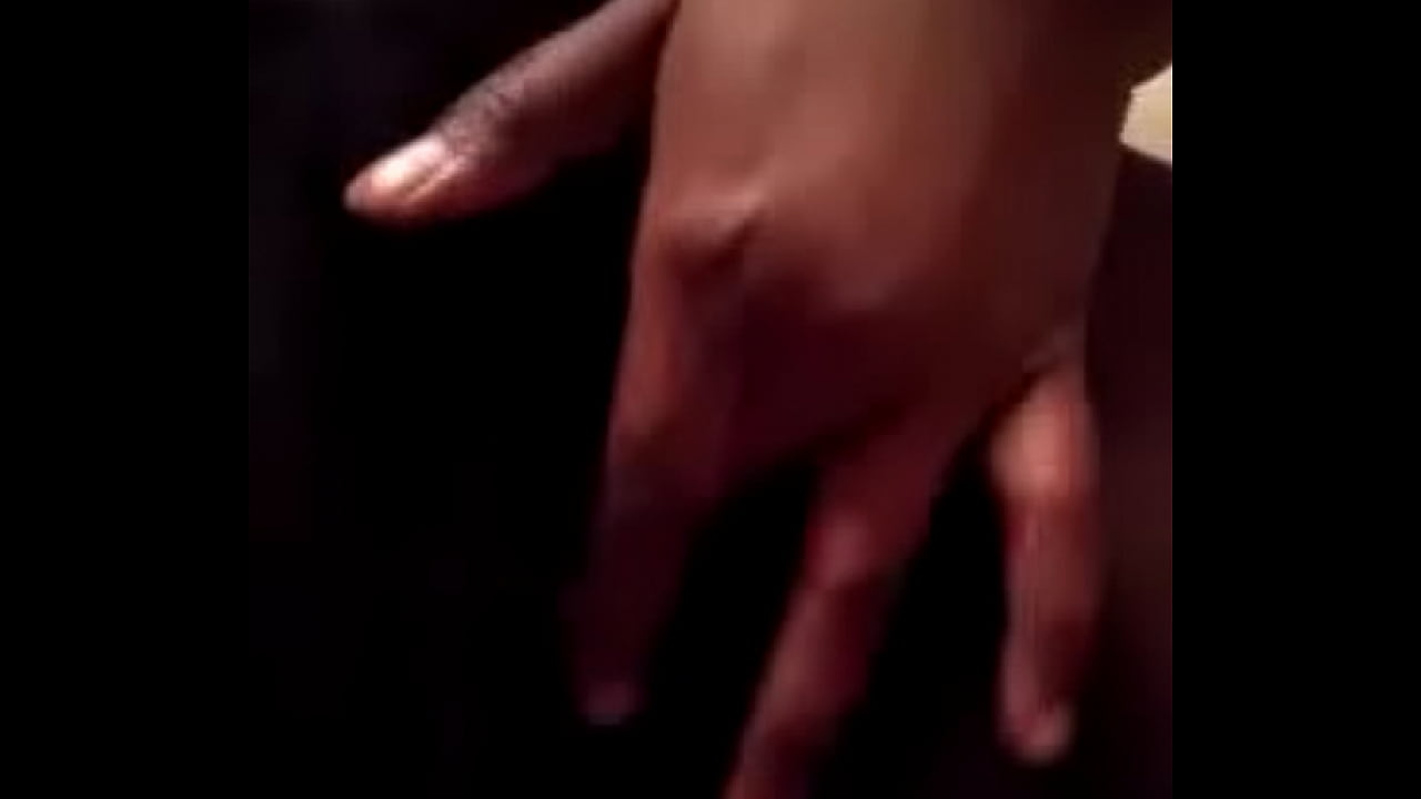 April fingering her pussy