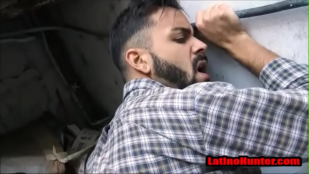Hairy Latino first time gay fuck
