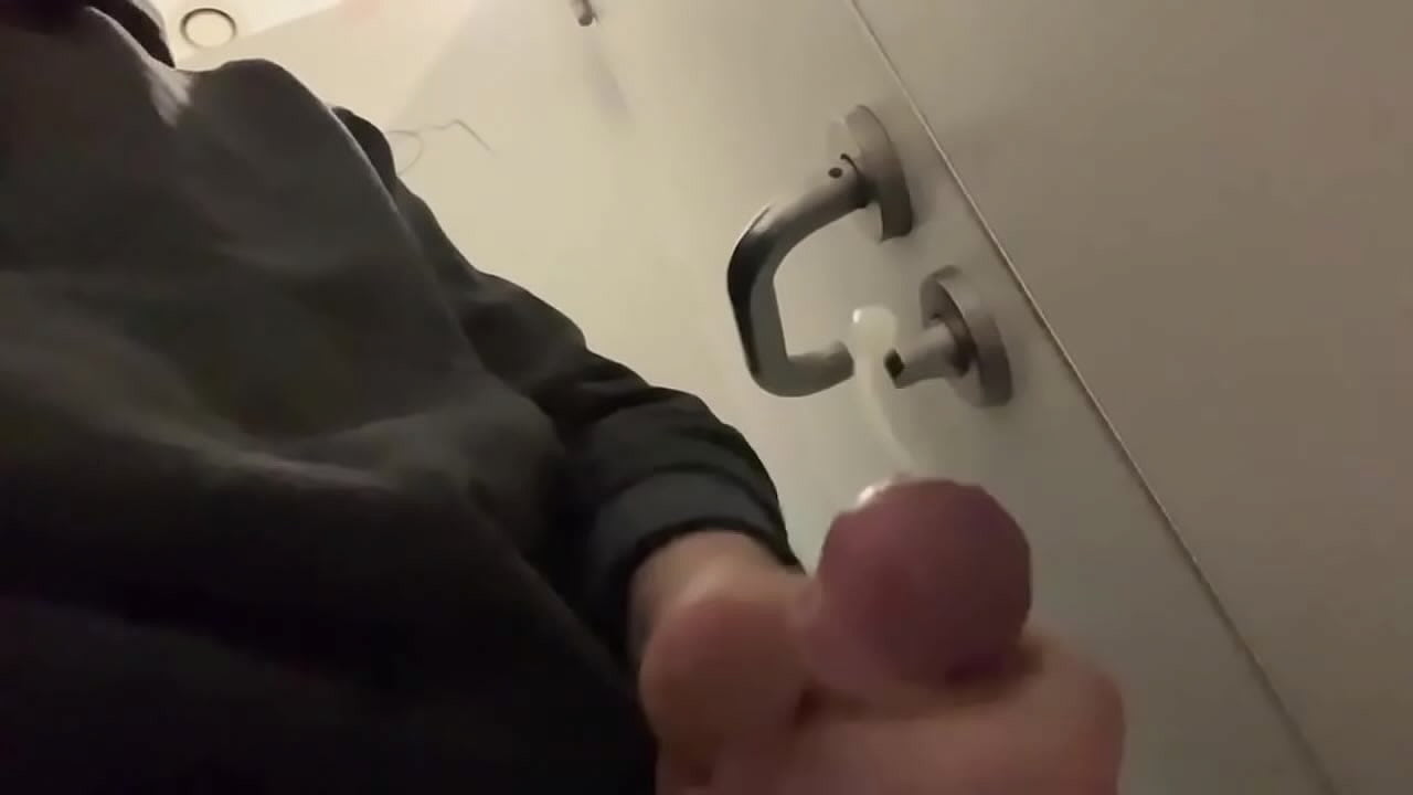 teen jerks dick in public