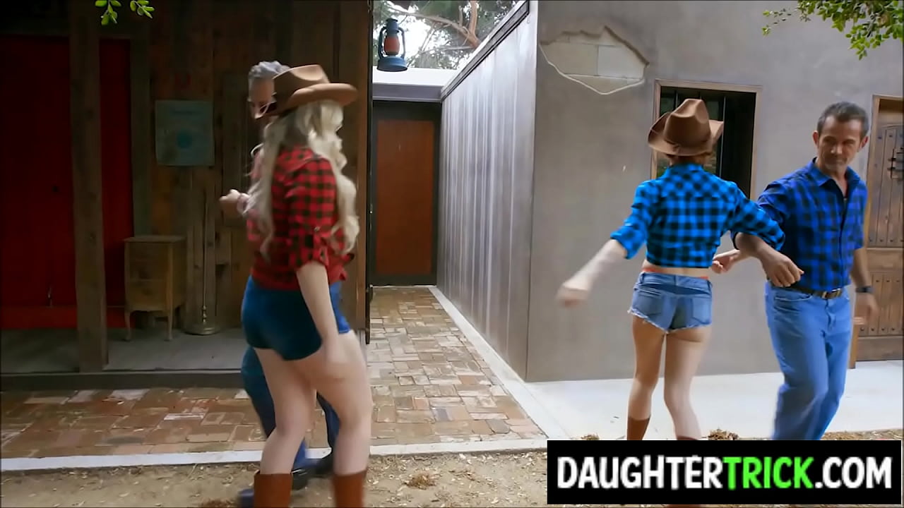 Texan stepDaughters fucked by their country stepfathers