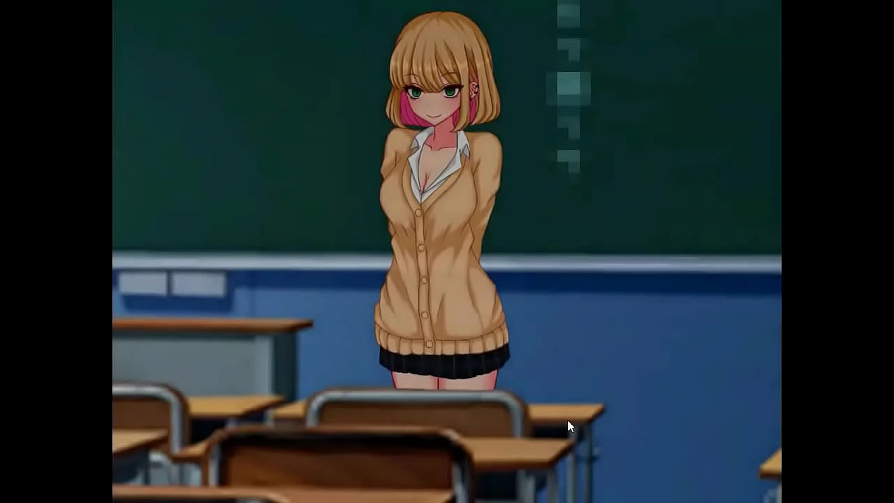 Blonde woman in Bt.life erotic hentai gameplay video