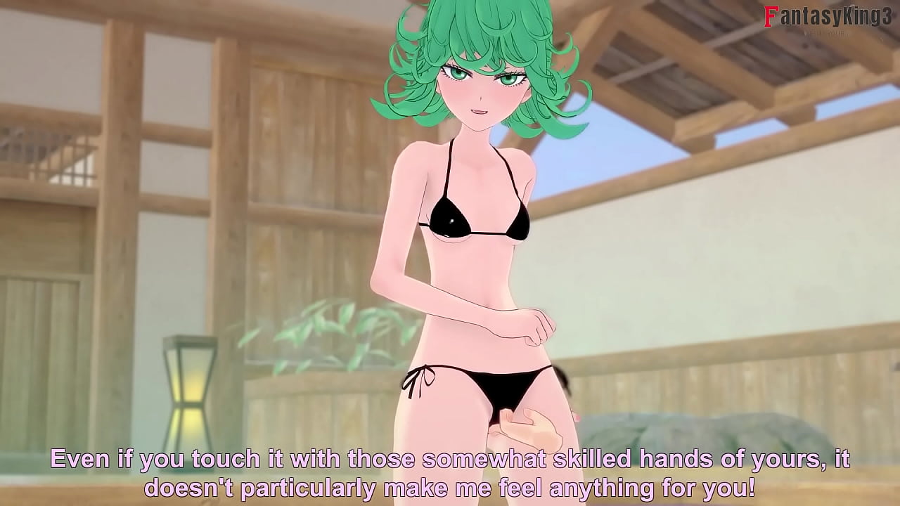 Tatsumaki fucking in the hot springs