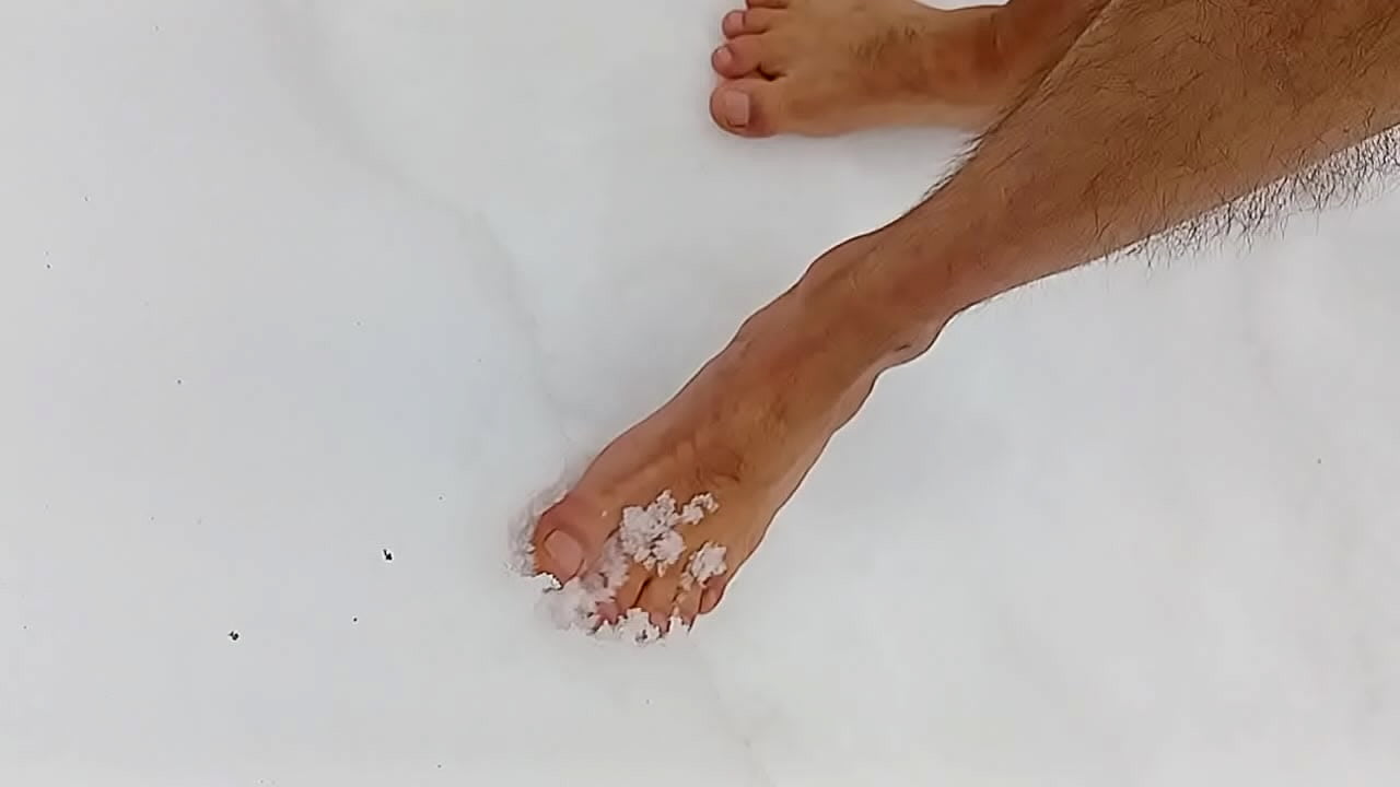 My naked feet