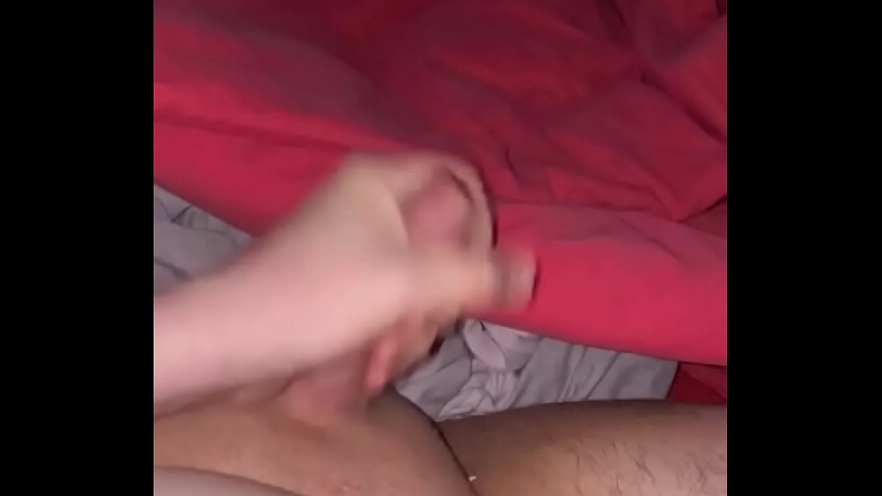 Messing around with my hard dick with huge cumshot